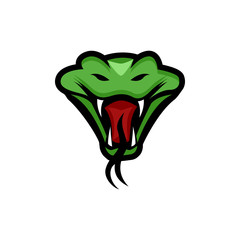 king cobra logo template design Vector illustration