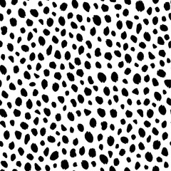 Seamless leopard and cheetah animal pattern