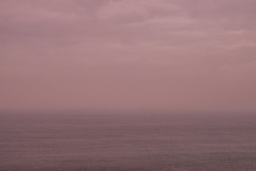 spooky dawn with bush fire smoke haze