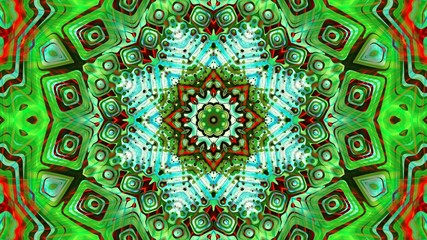 Kaleidoscope Mandala Art Design Abstract Background