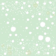 Abstract Background with transparent white bubbles on dark background