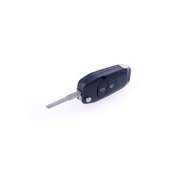 key or car key with remote on background.
