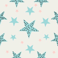 Cute Seamless Star Pattern