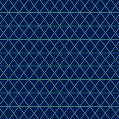 Blue pattern triangles background vector design