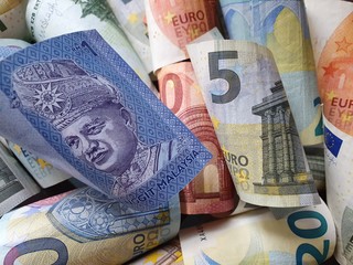 exchange rate of malaysian and european money