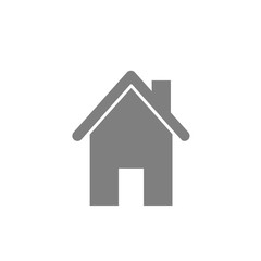 home icon on white background