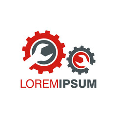 Industrial Logo Design Vector Template