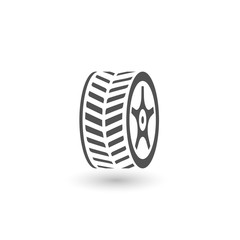 wheel icon. Vector sign