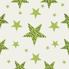 Cute Seamless Star Pattern