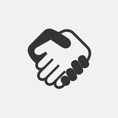 handshake icon vector for web and graphic design