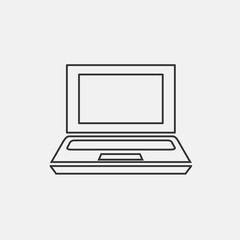 laptop icon vector for web and graphic design
