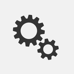 settings icon vector for web and graphic design