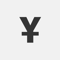 Obraz premium yuan chinese currency icon vector for web and graphic design