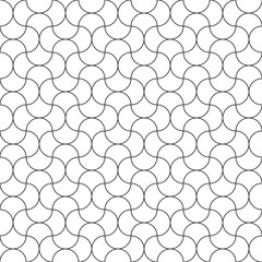 Fototapeta premium Seamless pattern geometric.Black and white background.Design for background
