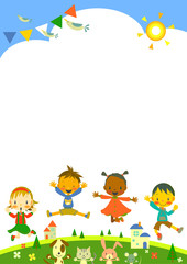 世界のこどもたち　ジャンプ