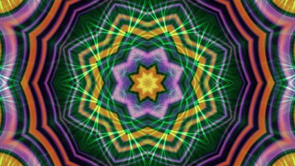 Kaleidoscope Mandala Art Design Abstract Background