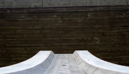 Obraz na płótnie Canvas Bridge pillar of a concrete bridge