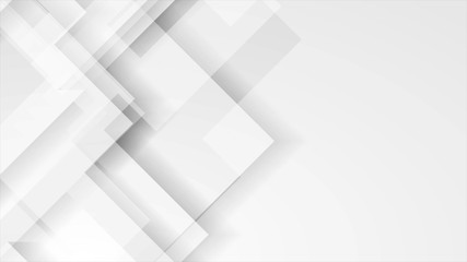 Abstract light grey technology geometric background
