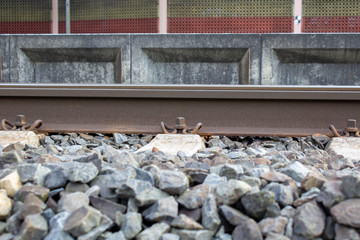 Fixing clips of the rails