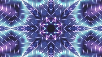 Kaleidoscope Mandala Art Design Abstract Background