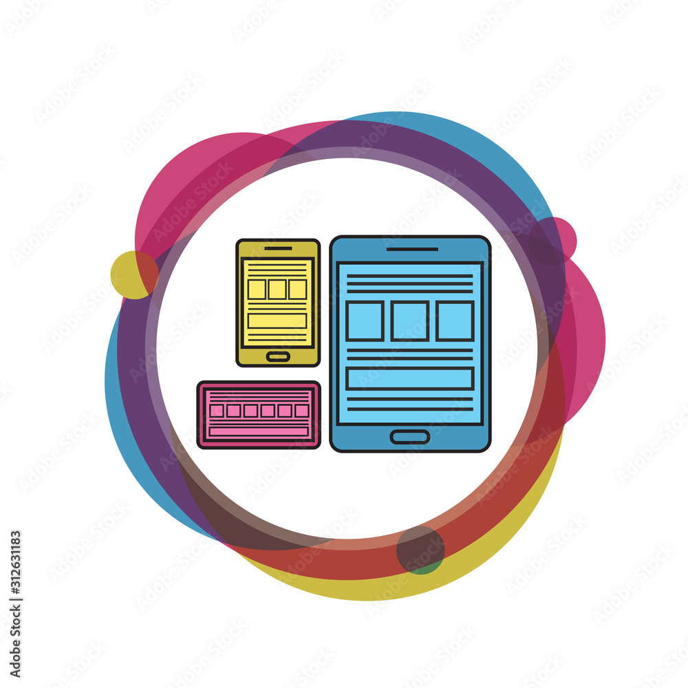 Poster ux ui user interface and user experience process