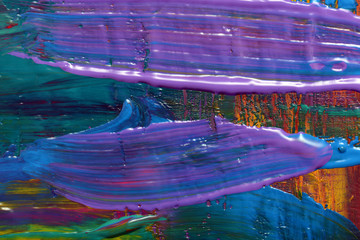 Abstrct art. Hand-painted background. SELF MADE