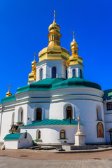 Fototapeta na wymiar Church of the Exaltation of the Holy Cross in the Kyiv Pechersk Lavra (Kiev Monastery of the Caves), Ukraine