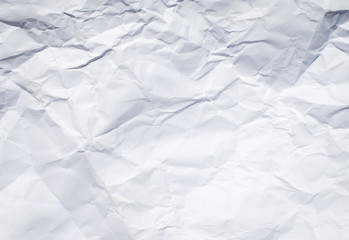 Obraz premium Wrinkled white paper for backgrounds and copy areas