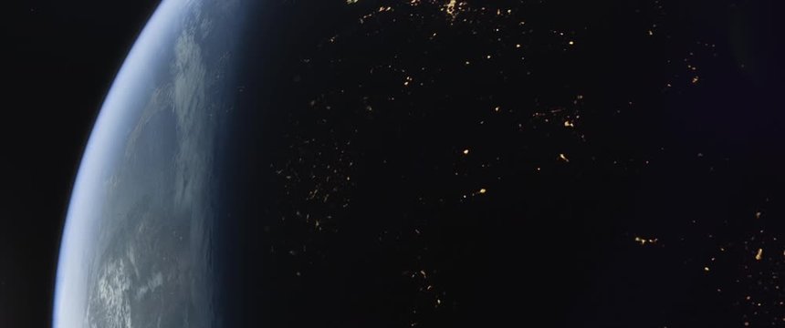 Blue Earth from Space 