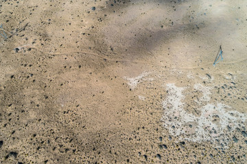 aerial view of dry land in Qinghai, China