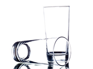 a two tall glass