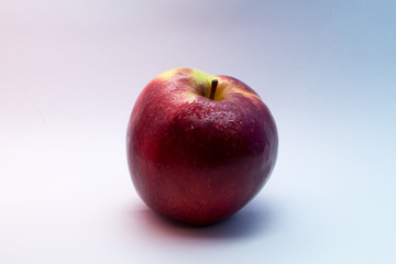 red apple isolated on white background
