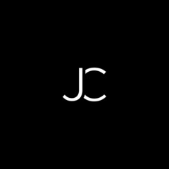 Unique modern artistic JC initial based letter icon logo
