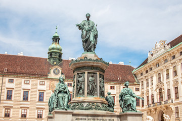 Fototapeta na wymiar Monument to Emperor Franz I of Austria