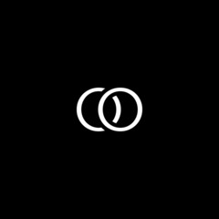 Creative unique minimal OO initial based letter icon logo