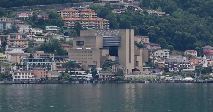 Casino Municipale Building at Lake Lugano in Campione d Italia