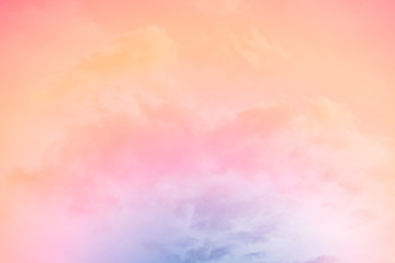 cloud background with a pastel colour
