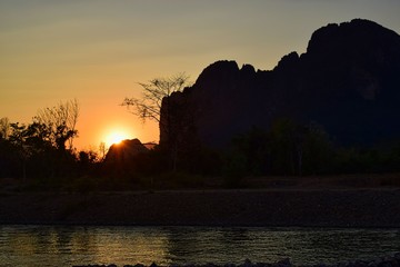 Vang Vieng Sunset