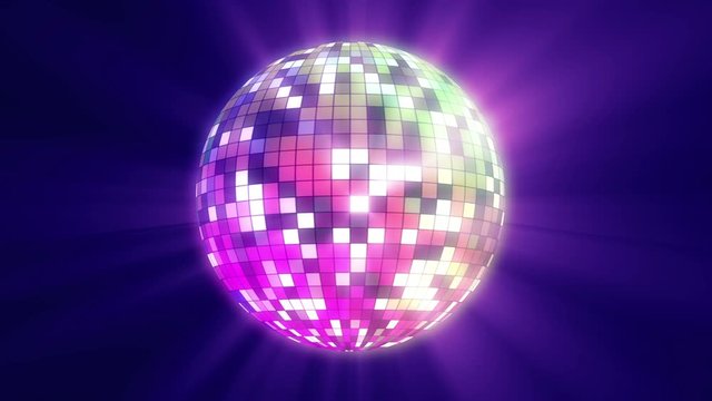 color disco ball