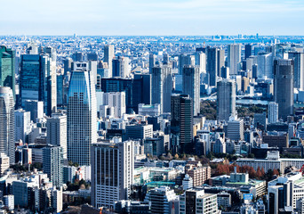 Plakat 東京・高層ビル・都市風景イメージ