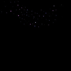 Purple glitter star confetti little spark violet