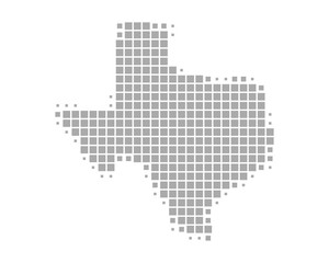 Fototapeta premium Karte von Texas