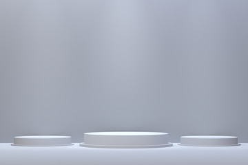 3d rendering,Podium minimal abstract background for cosmetic product presentation, Abstract geometric shape
