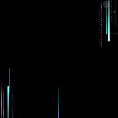 Fast Motion Neon. Glare Dynamic. Falling Glow.