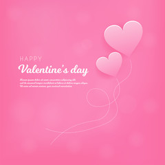 Valentine's Day Background concept design suitable for advertisement, banner, and giftcard