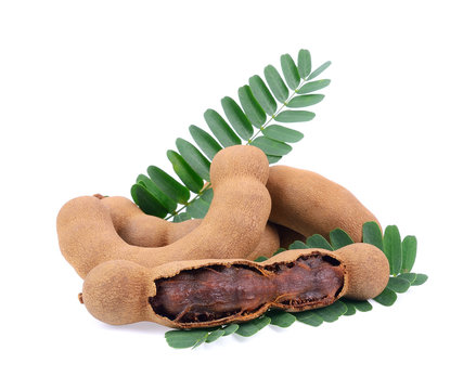 tamarind isolated on white background