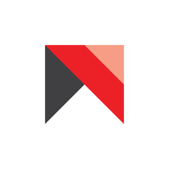 ribbon geometric decoration symbol vector