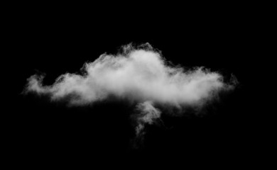 clouds on black background