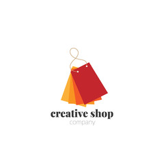 Creative Abstract shop logo design template elements