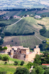 Loretello, Ancona, Marche- Panoramica del borgo dall'alto